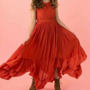 Joyfolie Mia Joy Gemma Maxi Dress in Persimmon *DISCONTINUED*
